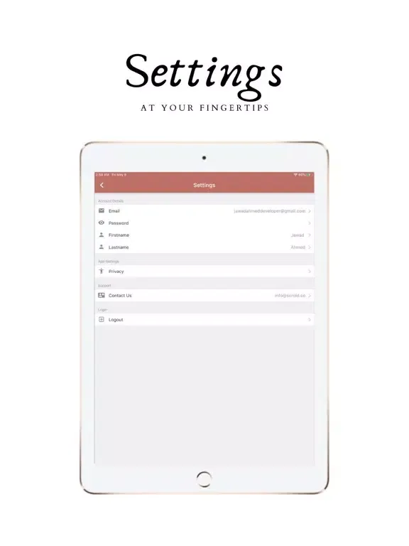 تصاویر Scrold iPad 