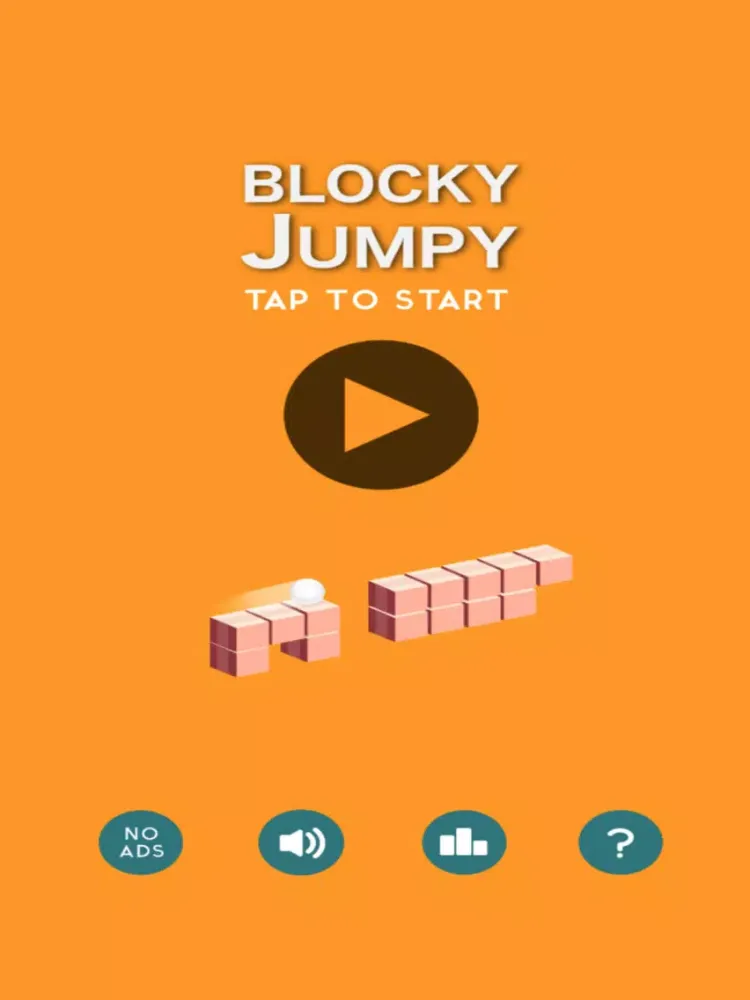 Blocky Jumpy iPad  스크린샷