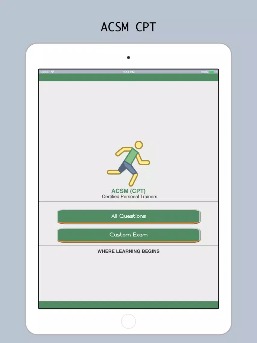 Capturas de pantalla de ACSM CPT Test Prep 2018 iPad 