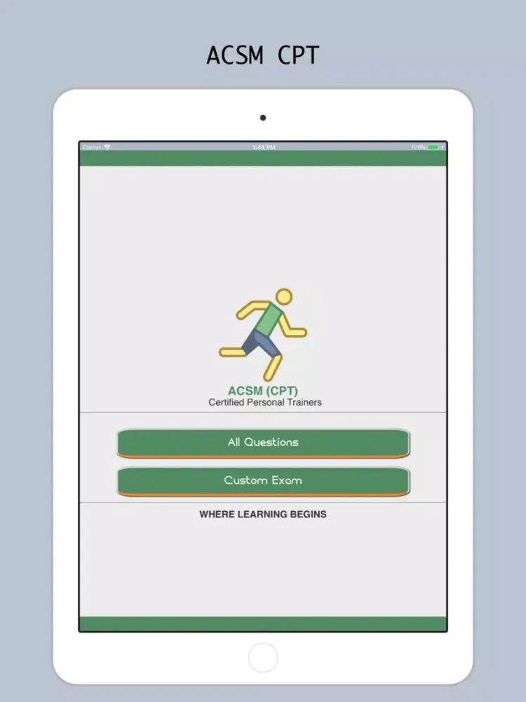 ACSM CPT Test Prep 2018 iPad  স্ক্রিনশট