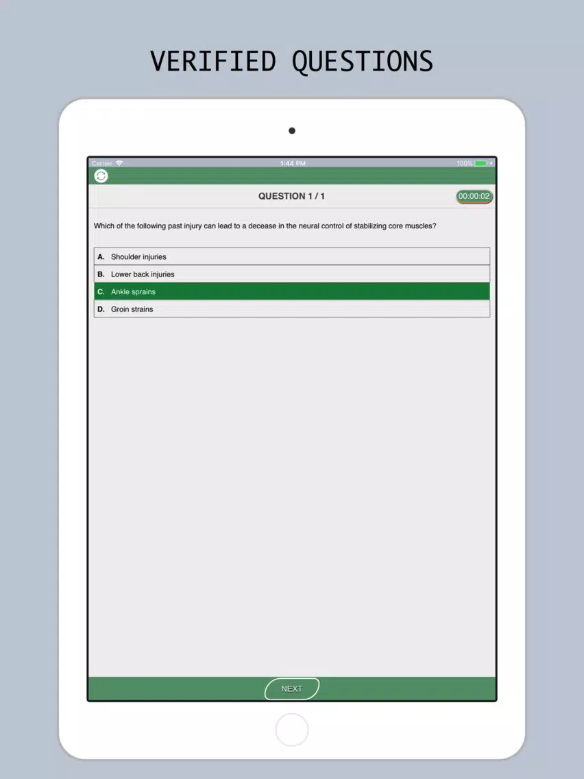 Capturas de pantalla de ACSM CPT Test Prep 2018 iPad 