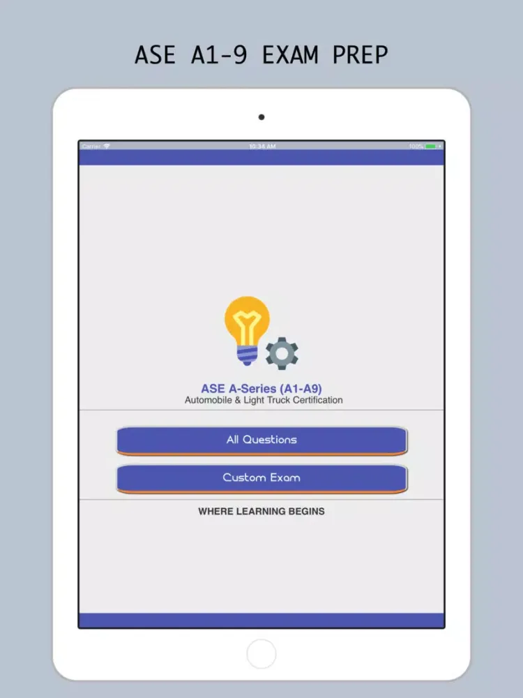 ASE A-Series (A1-A9) Test 2018 iPad  स्क्रीनशॉट