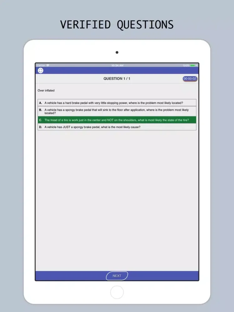 ASE A-Series (A1-A9) Test 2018 iPad  स्क्रीनशॉट