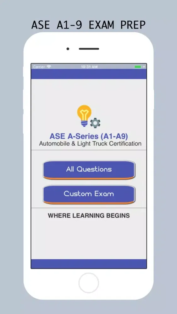 ASE A-Series (A1-A9) Test 2018 स्क्रीनशॉट