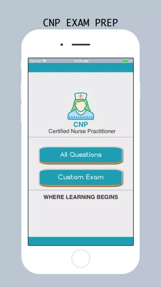Ảnh chụp màn hình của CNP Test Prep 2018