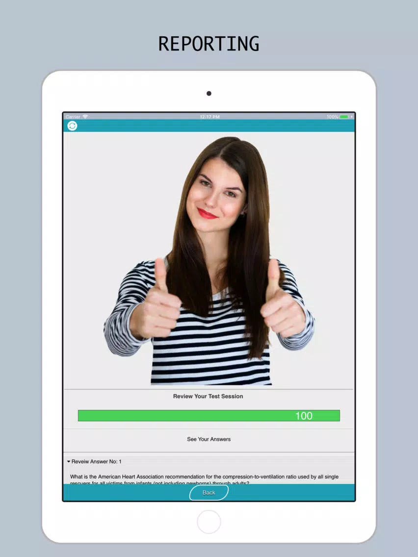 Capturas de tela do EMT-B Test Prep 2018 iPad 