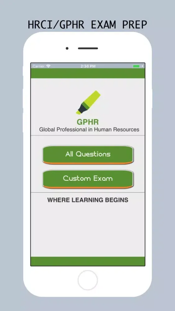 GPHR Test Prep 2018应用截图