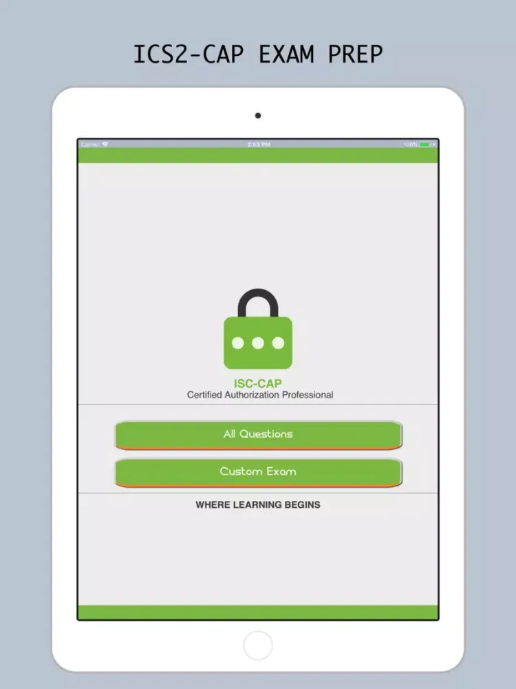 تصاویر ISC-CAP Test Prep 2018 iPad 