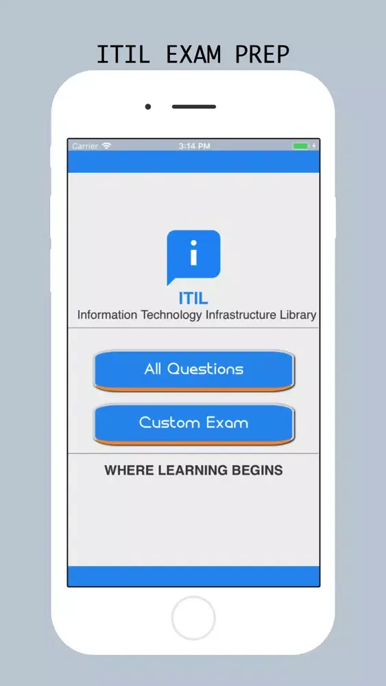 Tangkapan skrin ITIL Foundation Test Prep 2018