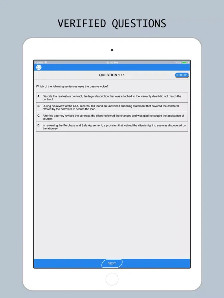Paralegal Test Prep 2018 iPad  スクリーンショット