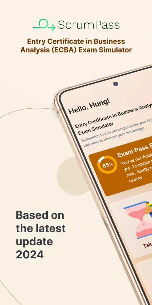 Screenshot di ECBA Exam Simulator