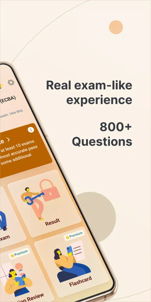 Screenshot di ECBA Exam Simulator