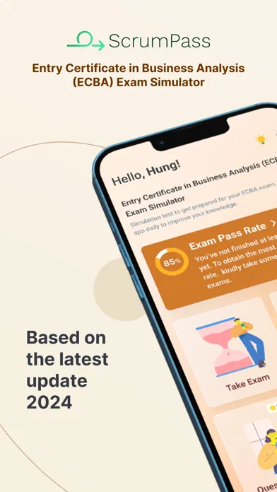 ECBA Exam Simulator Screenshots