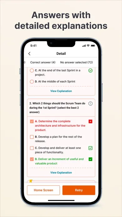 ECBA Exam Simulator Screenshots