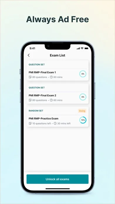 PMI-RMP Exam Simulator应用截图