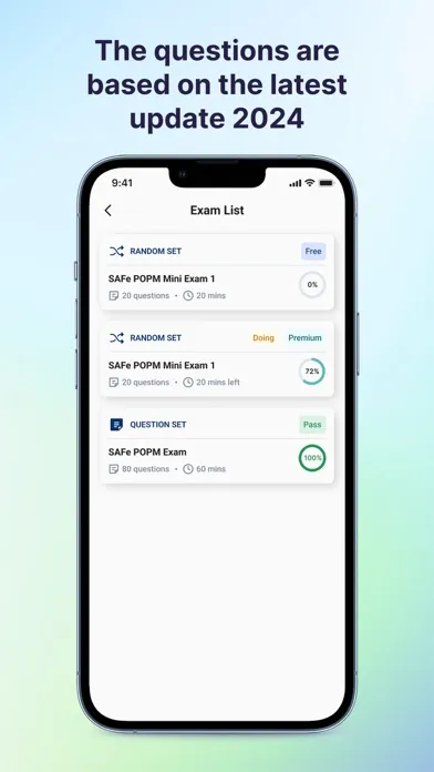 SAFe POPM Exam Simulator应用截图