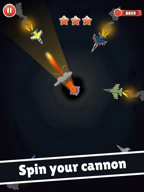 Cannon Shooter 3D Spinny Shot iPad 应用截图