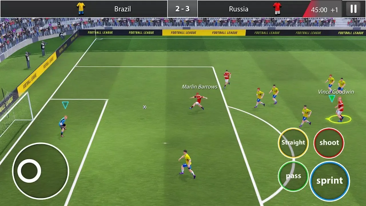Capturas de tela do Football League-Football Games