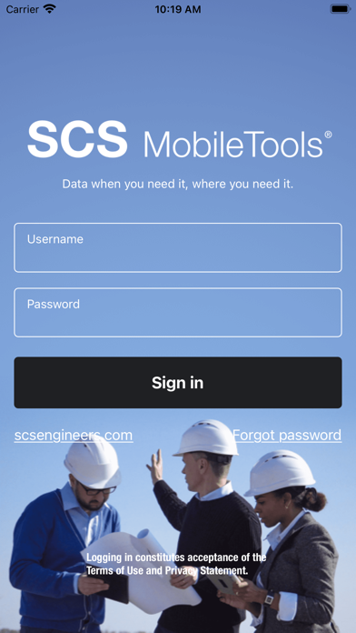 ภาพหน้าจอของ SCS MobileTools