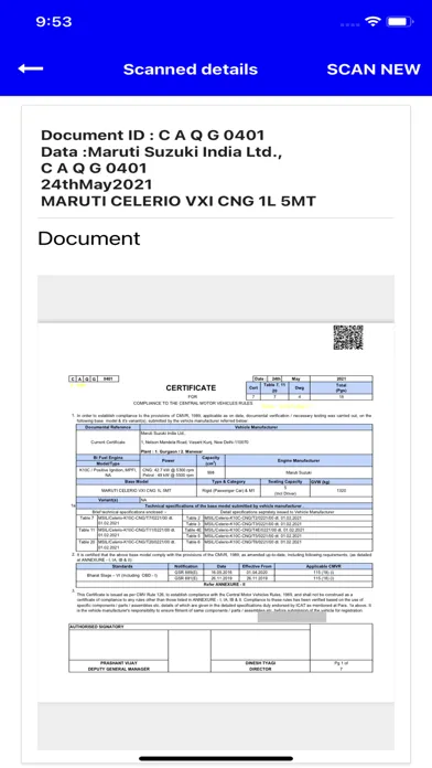 ICAT SeQR Scan স্ক্রিনশট