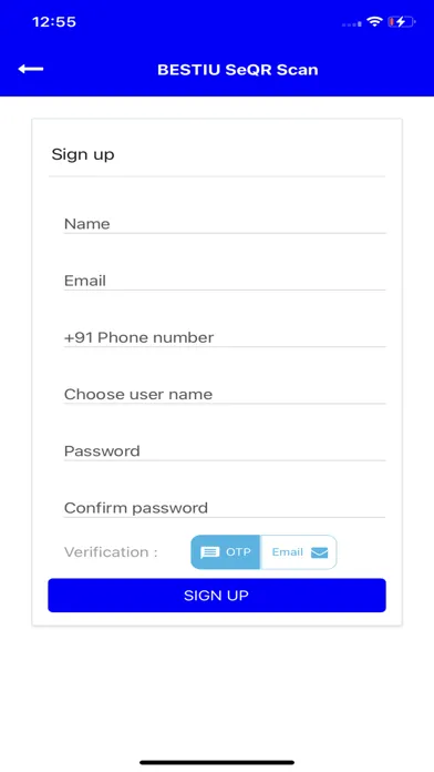 ภาพหน้าจอของ BESTIU SeQR Scan