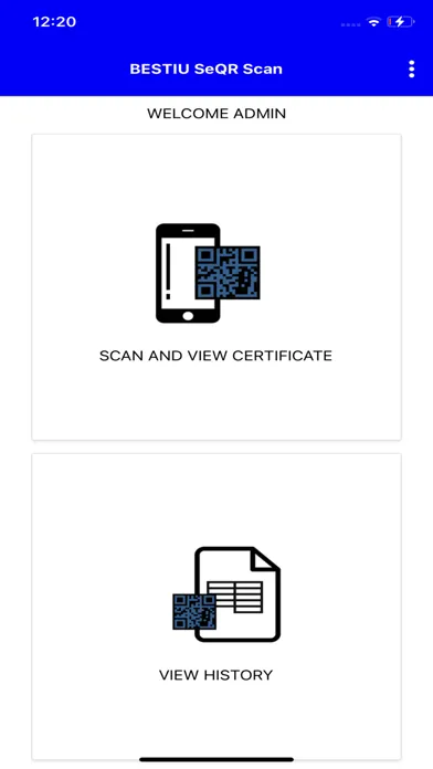 ภาพหน้าจอของ BESTIU SeQR Scan
