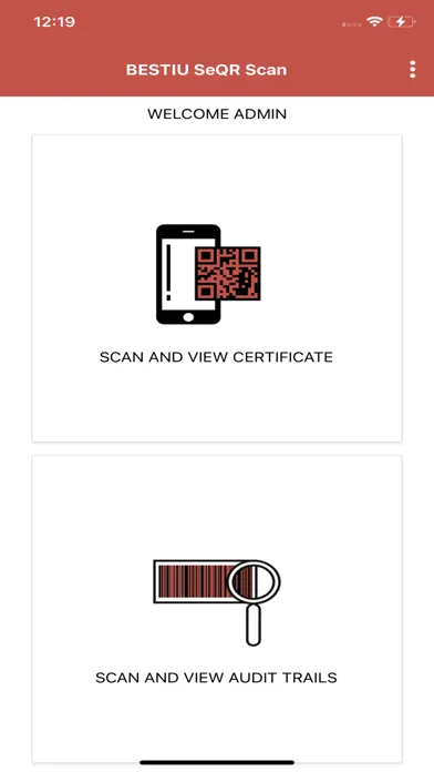 ภาพหน้าจอของ BESTIU SeQR Scan