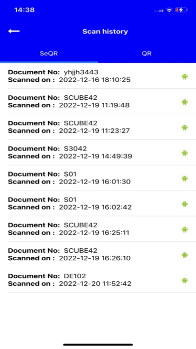 IMT SeQR Scan سکرین شاٹس