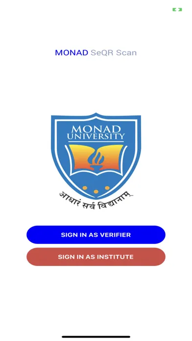 MONAD SeQR Scan Screenshots