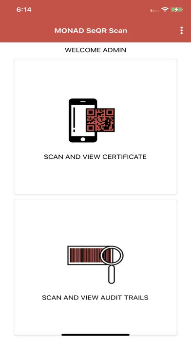 MONAD SeQR Scan Screenshots