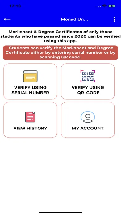 MONAD SeQR Scan Screenshots