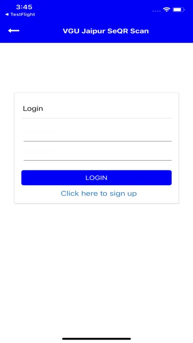 ภาพหน้าจอของ VGU Jaipur SeQR Scan