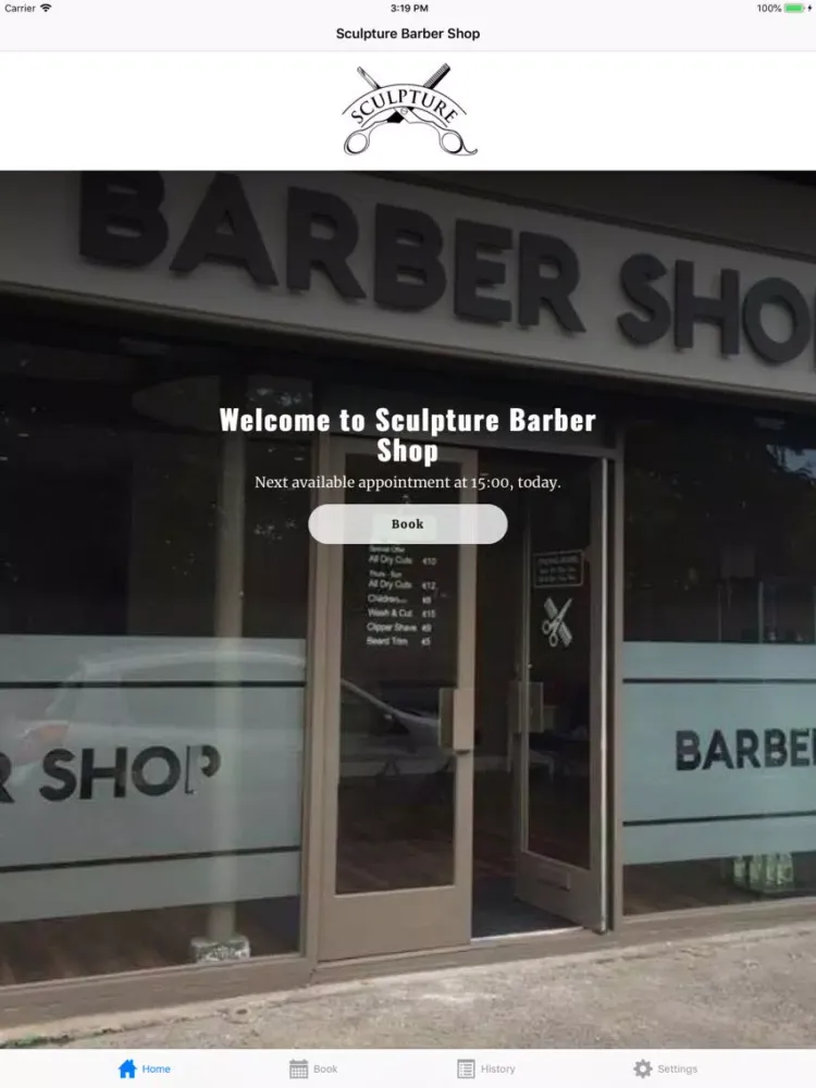Sculpture Barber Shop iPad  स्क्रीनशॉट