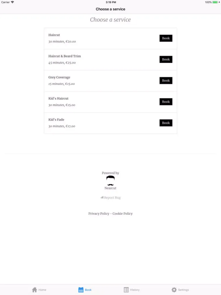 Sculpture Barber Shop iPad  स्क्रीनशॉट