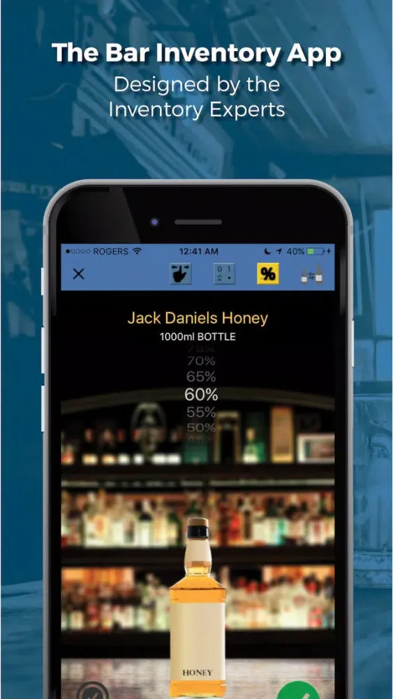 Bevinco Mobile - Bar Inventory Screenshots