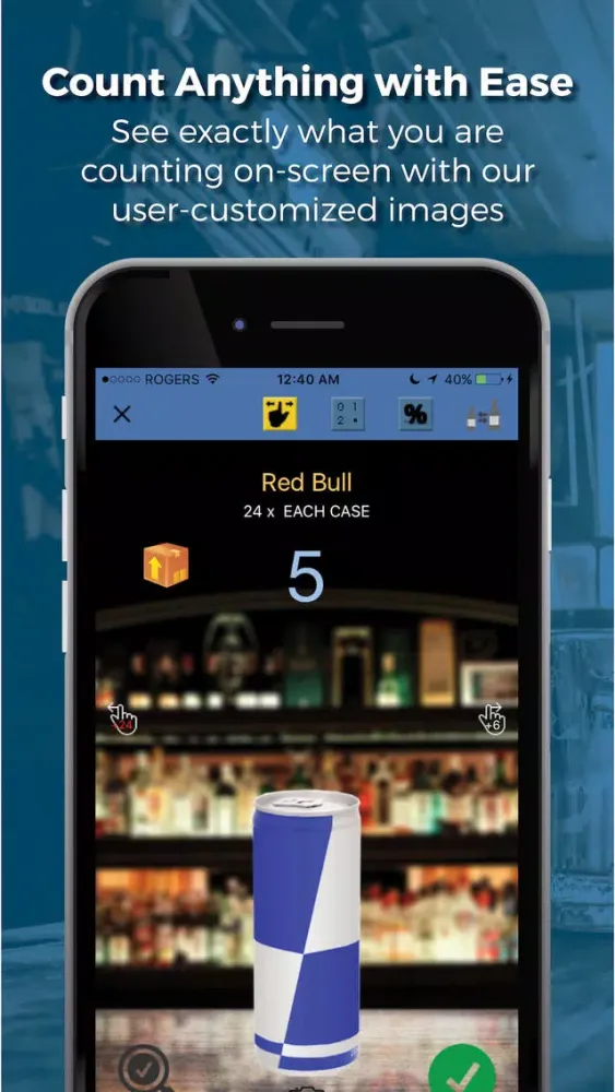 Bevinco Mobile - Bar Inventory Screenshots