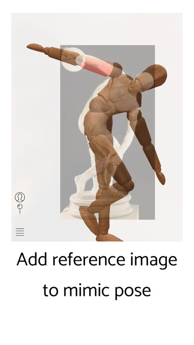 Tangkapan skrin MNQN art posing model