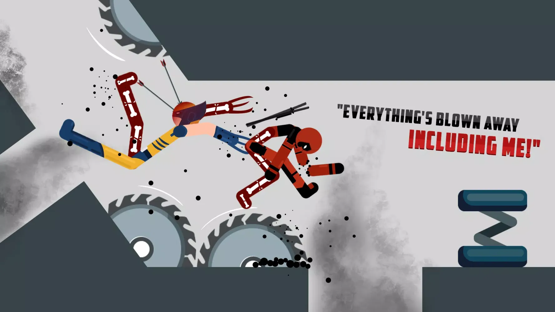 Скриншоты Ragdoll Stick Physics Hero