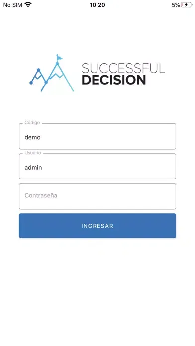 Successful Decision Screenshots