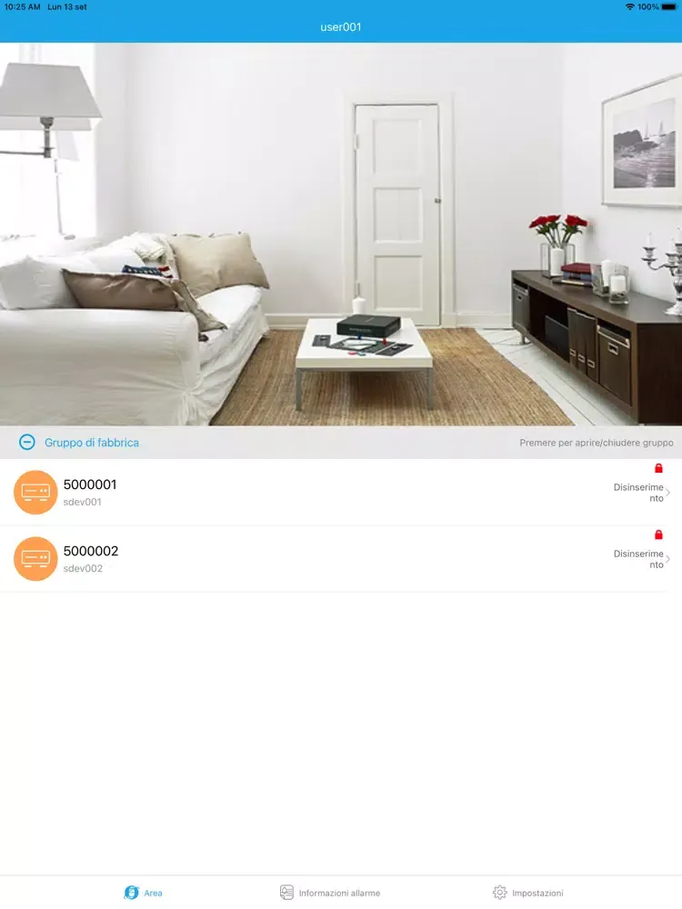 SECURITAS iPad  Screenshots