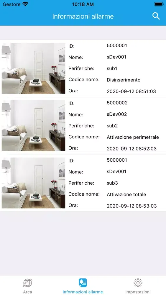SECURITAS Screenshots