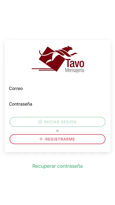 Zrzuty ekranu Servimensajeria Tavo