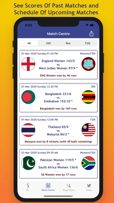 Capturas de pantalla de Cricket Fever - Live Cricket