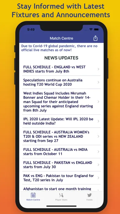 Capturas de pantalla de Cricket Fever - Live Cricket
