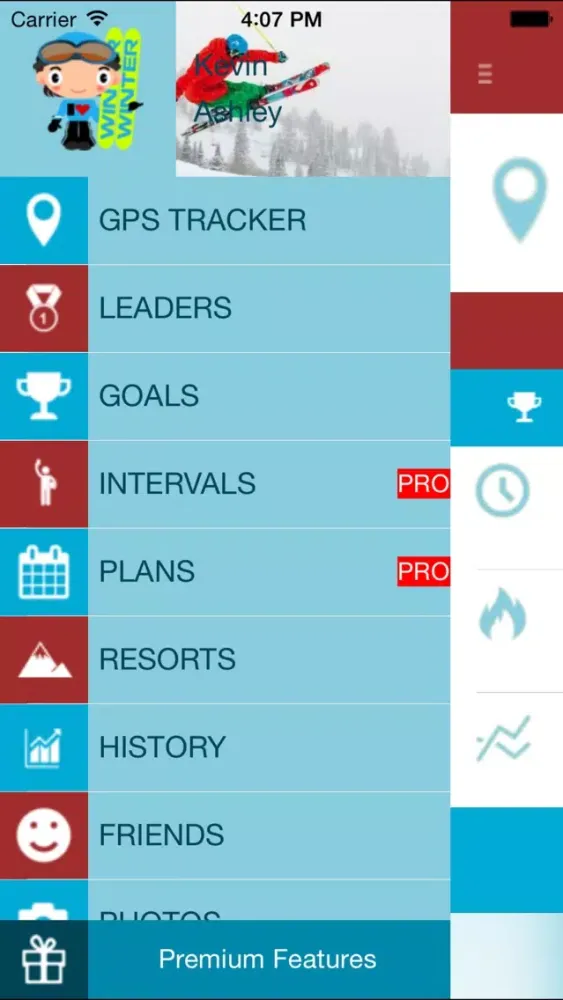 Captures d'écran de Winter Sports Tracker