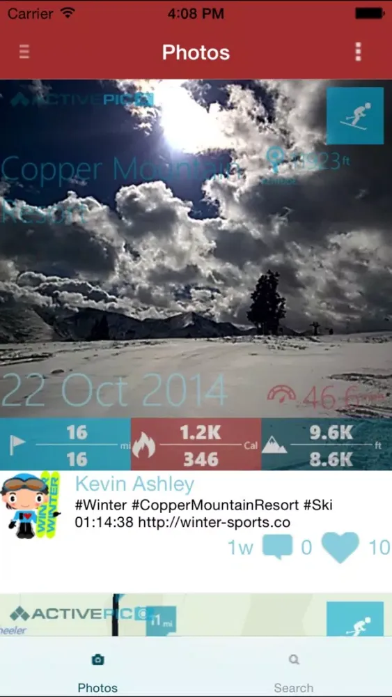 Captures d'écran de Winter Sports Tracker
