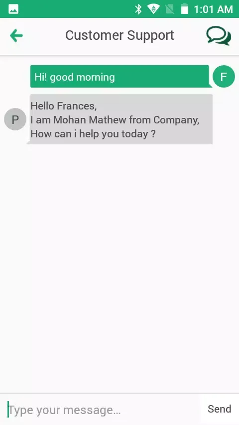 Frances - Provider App Screenshots