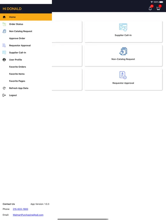 Captures d'écran de Integrated Parts Management iPad 