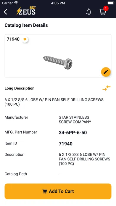 Capturas de pantalla de Zeus Ordering