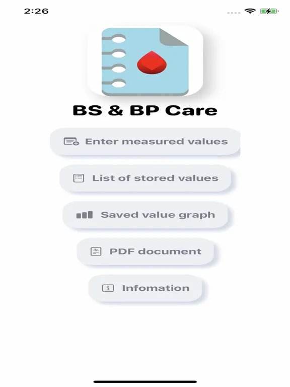 Zrzuty ekranu BS & BP Care iPad 